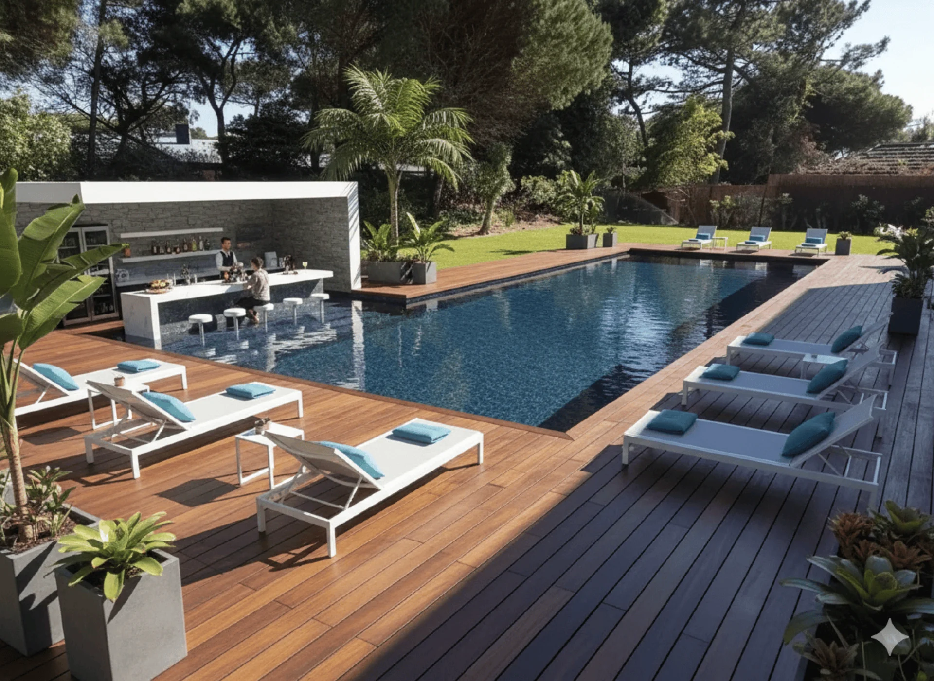 Depois - Jardim paisagístico